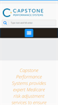 Mobile Screenshot of capstoneperformancesystems.com